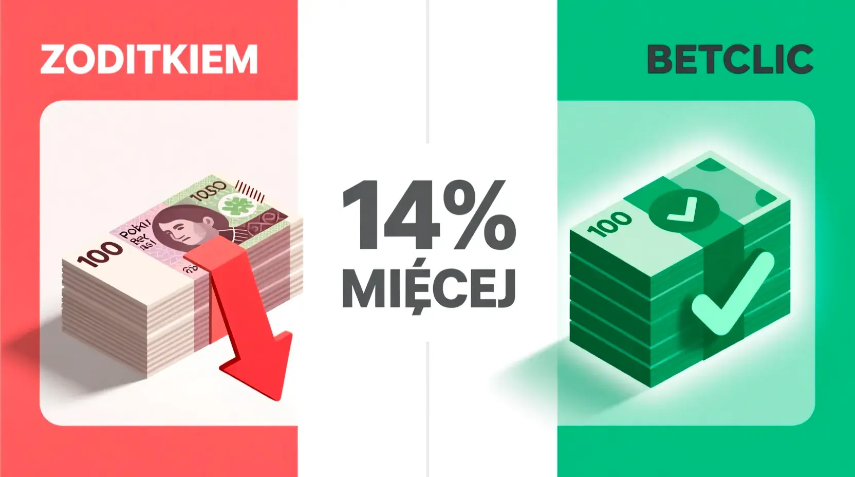 Porównanie wygranych z podatkiem i bez podatku u Betclic - zyskaj 14% więcej