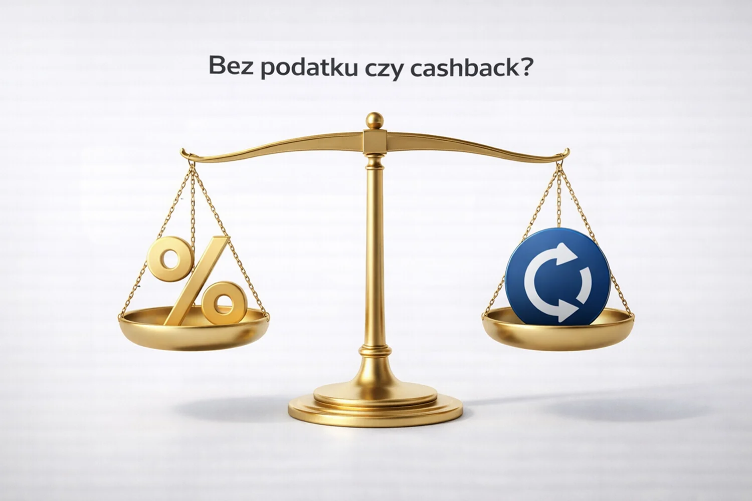 Waga porównująca dwie opcje promocji bukmacherskich