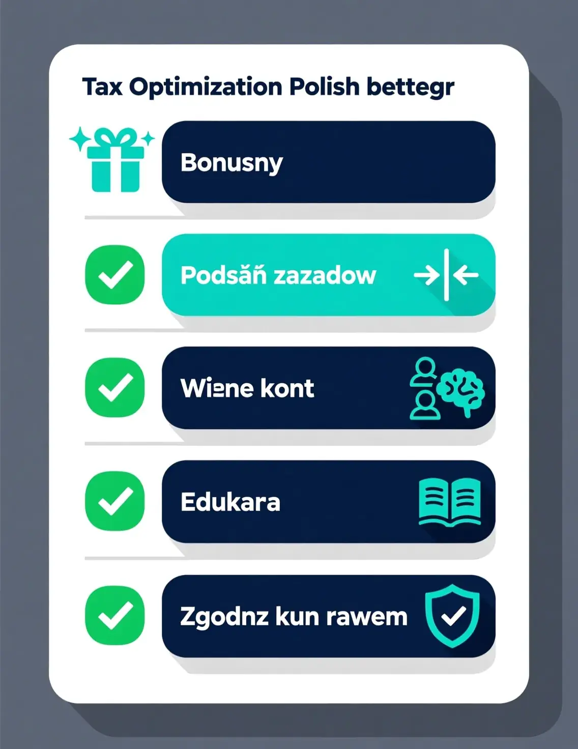 Checklist strategii minimalizacji podatków bukmacherskich - promocje bez podatku, dzielenie kuponów, wiele kont, edukacja